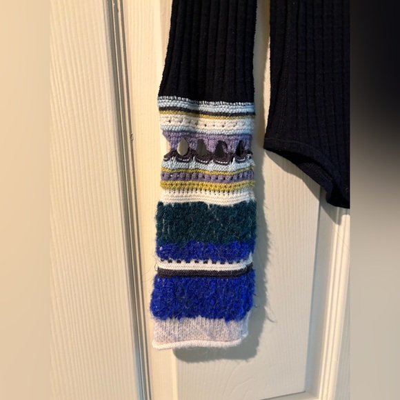 Free People Ribbed Crochet Long Sleeve - Picture 4 of 5